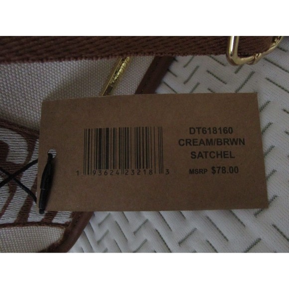NWT Steve Madden Viral Tik Tok Bag Purse Bwebber Canvas Creme Brown - Picture 7 of 15